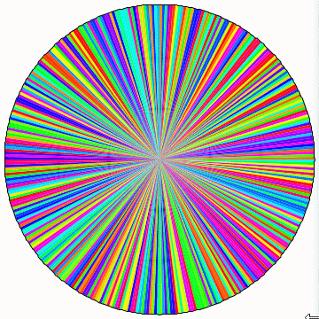 Colorsort Circular Rainbow Sort